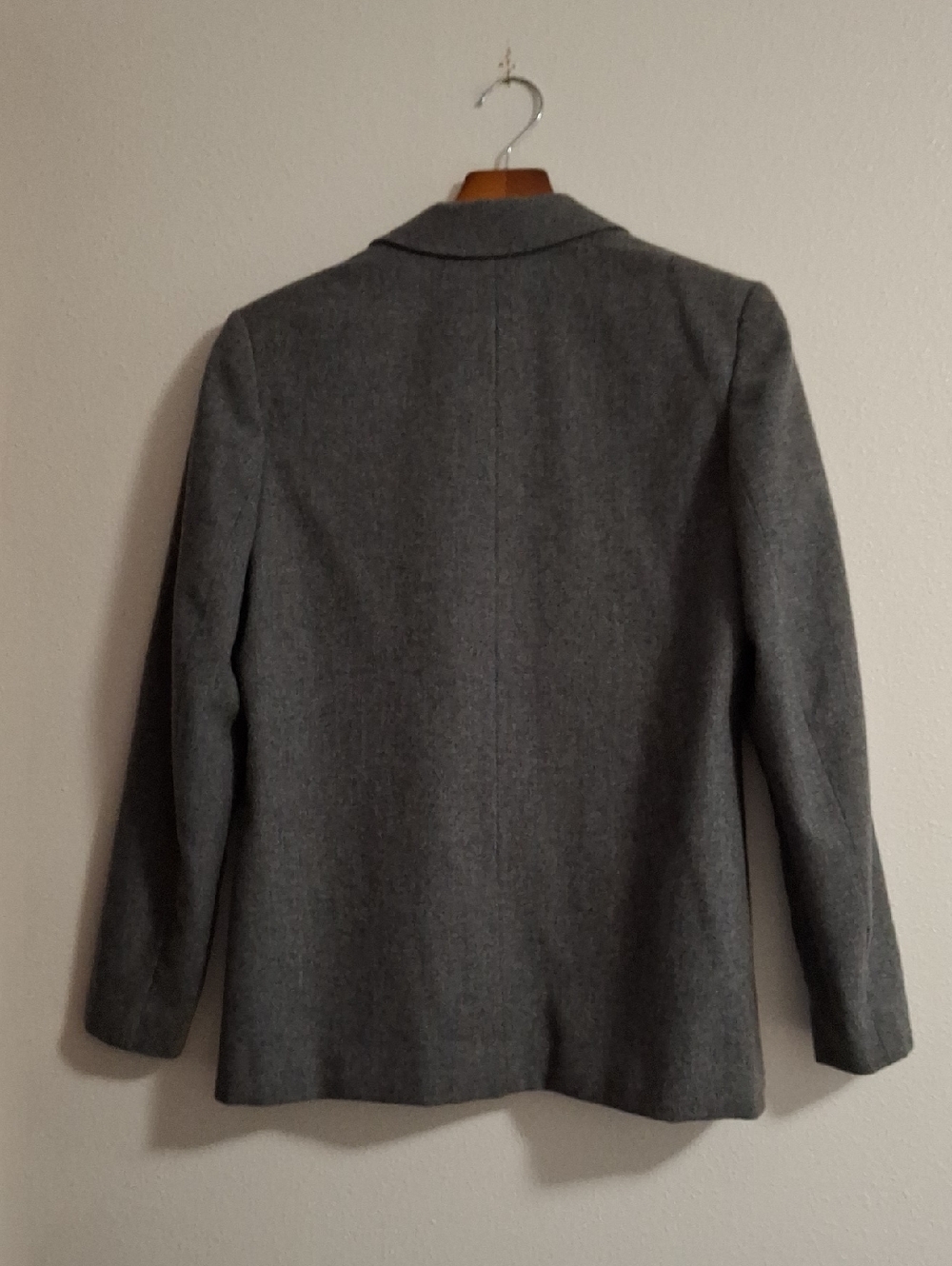 Vintage Pendleton Wool Blazer Size 10 Gray - Picture 4 of 5